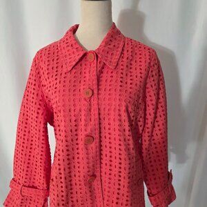 Charter Club Orange Color Lined Size XL    T552